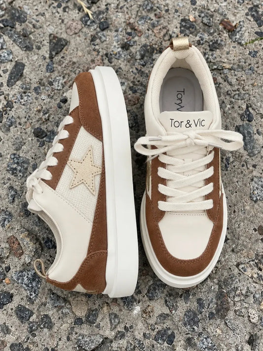 tenis para mujer golden taupe 2