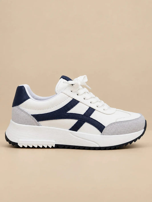 tenis para mujer kansas blanco azul 6