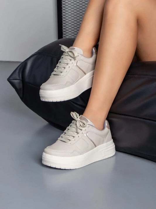 tenis para mujer lucca crema