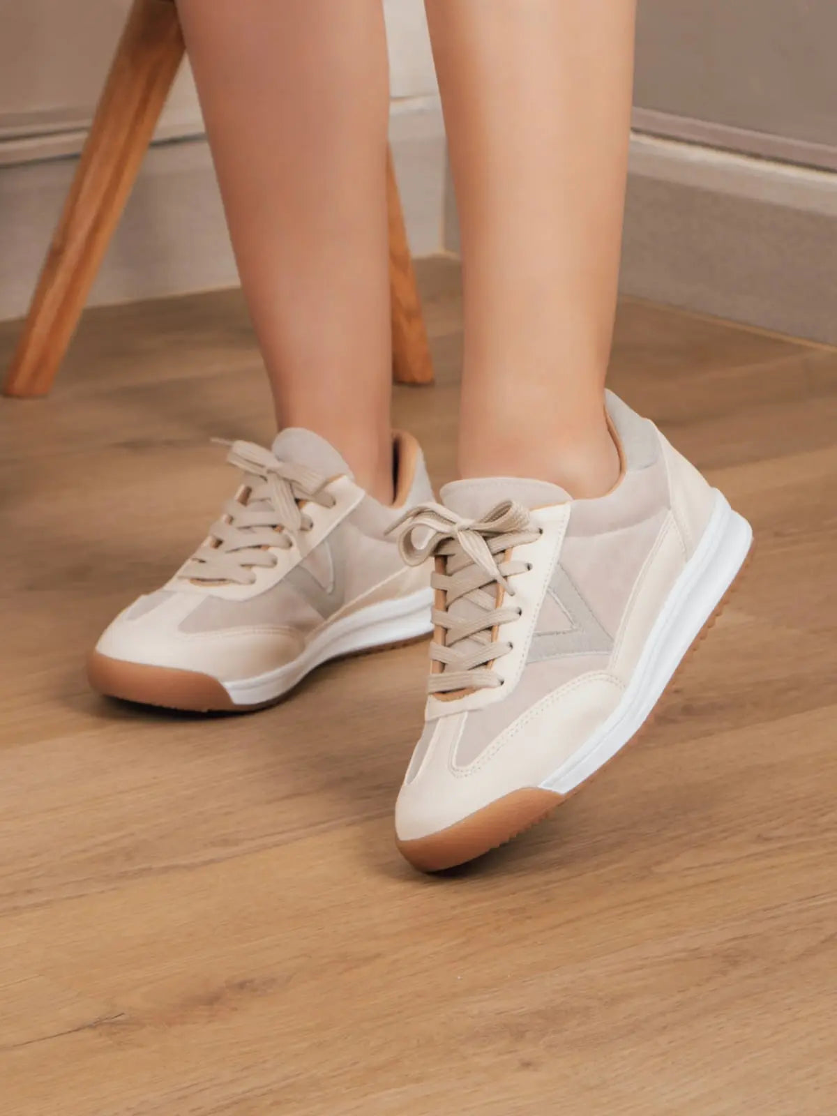tenis para mujer madrid crema 