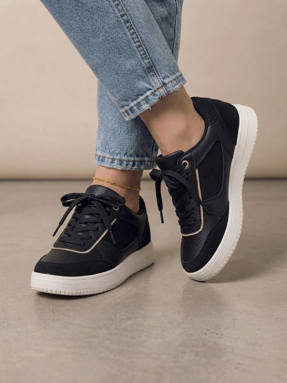 tenis para mujer tany negro 5