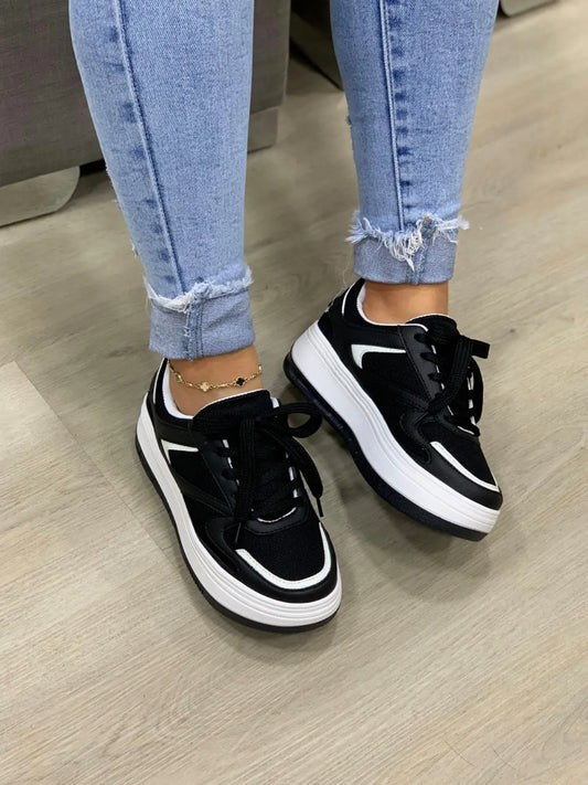 tenis para mujer toryvic trendy negro