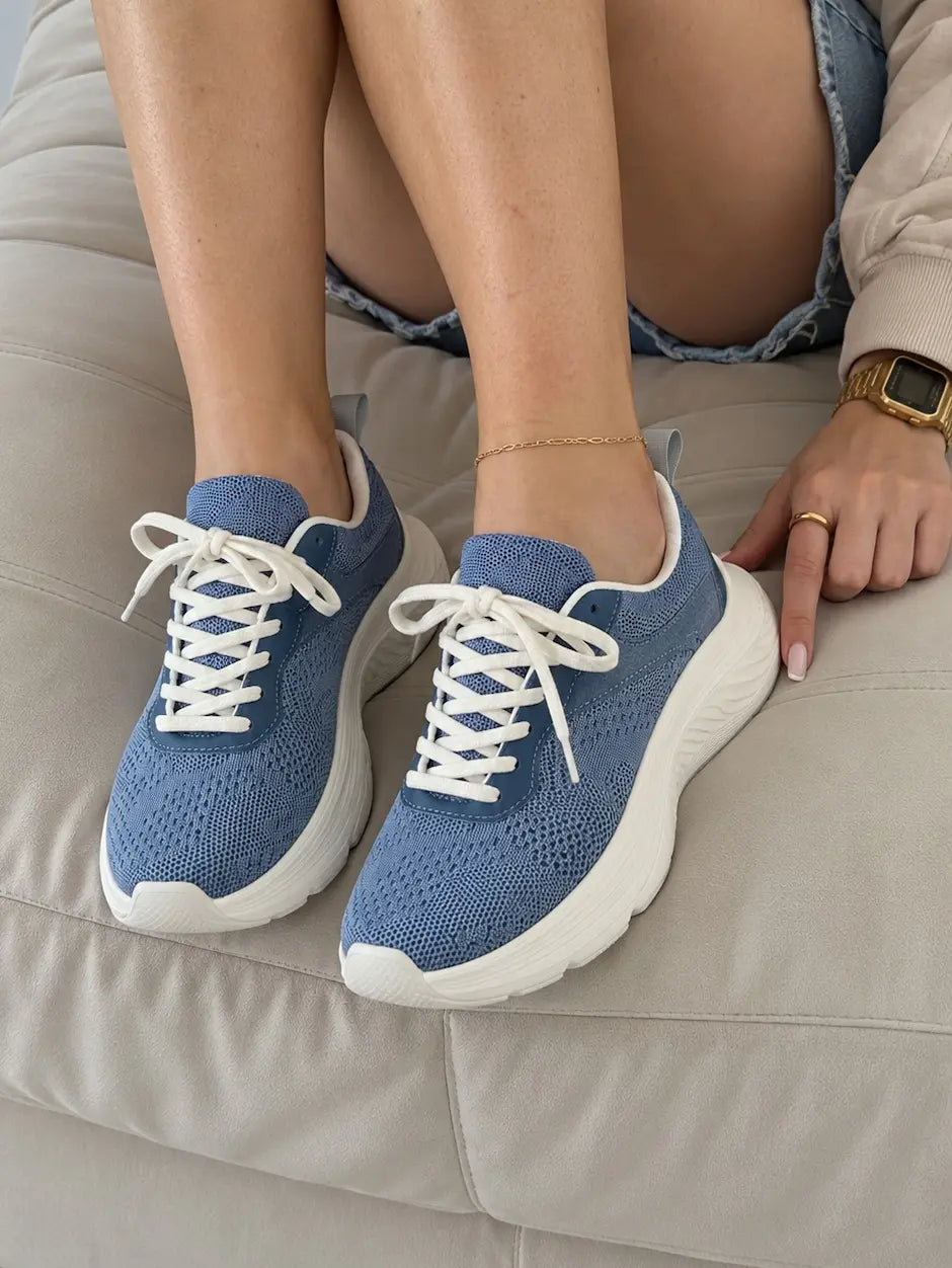 tenis para mujer trainer azul 66