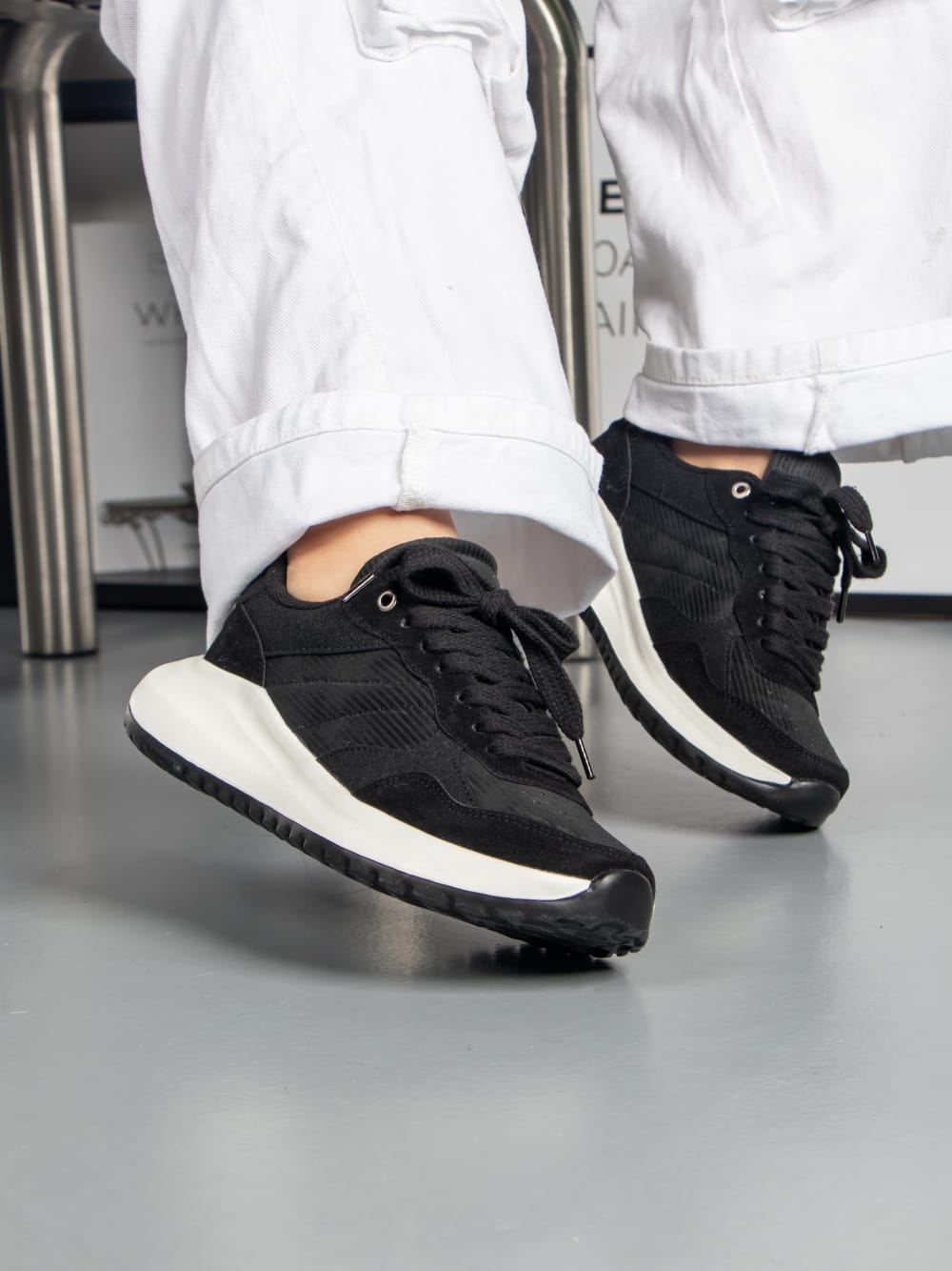 tenis para mujer vibe negro 